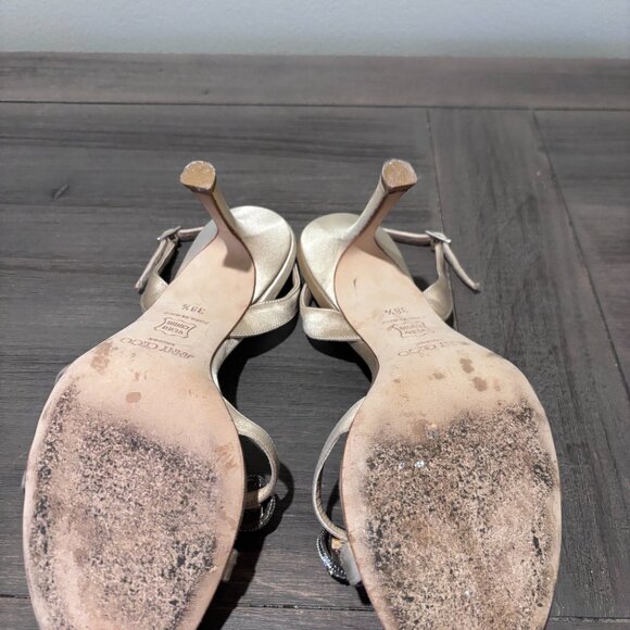 Jimmy Choo Pavel Crystal Sandals - Picture 13 of 16